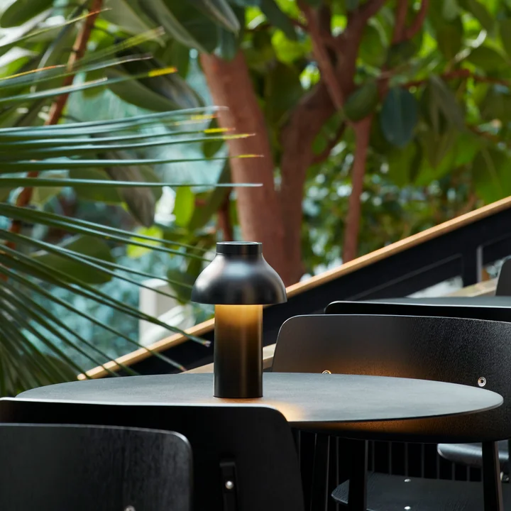 PC Portable LED HAY soft black Licht van binnen (RAL 9004)