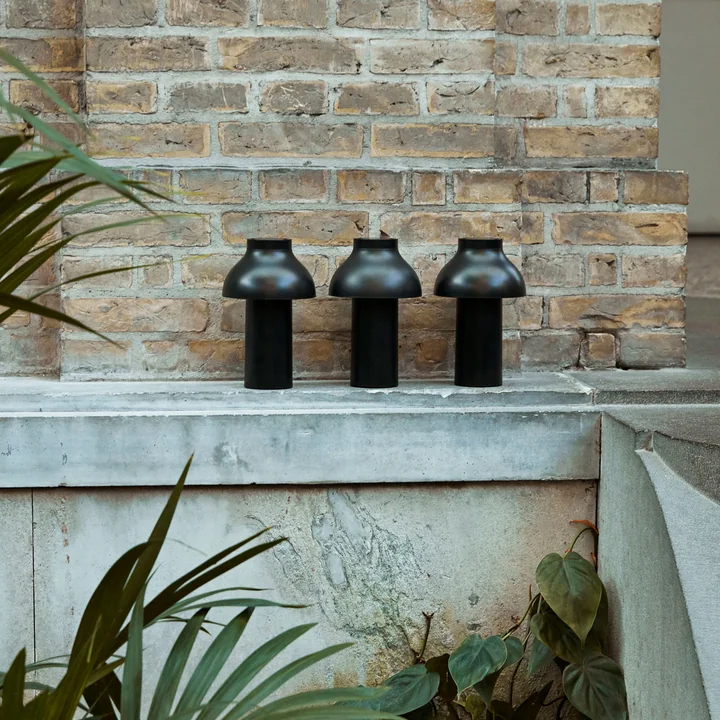 PC Portable LED HAY soft black Licht van binnen (RAL 9004)