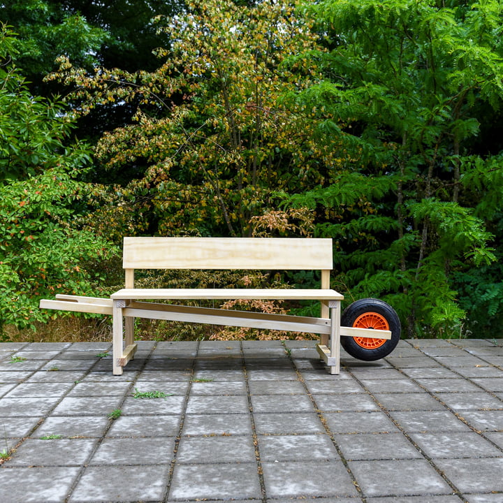 Wheelbench van Weltevree in de buitensfeer