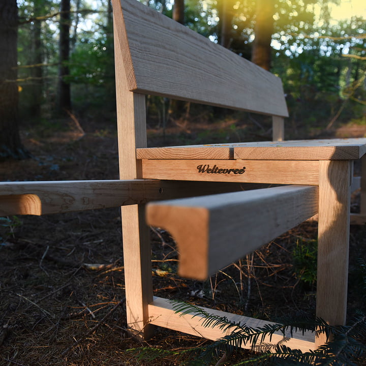 Wheelbench van Weltevree in de natuur