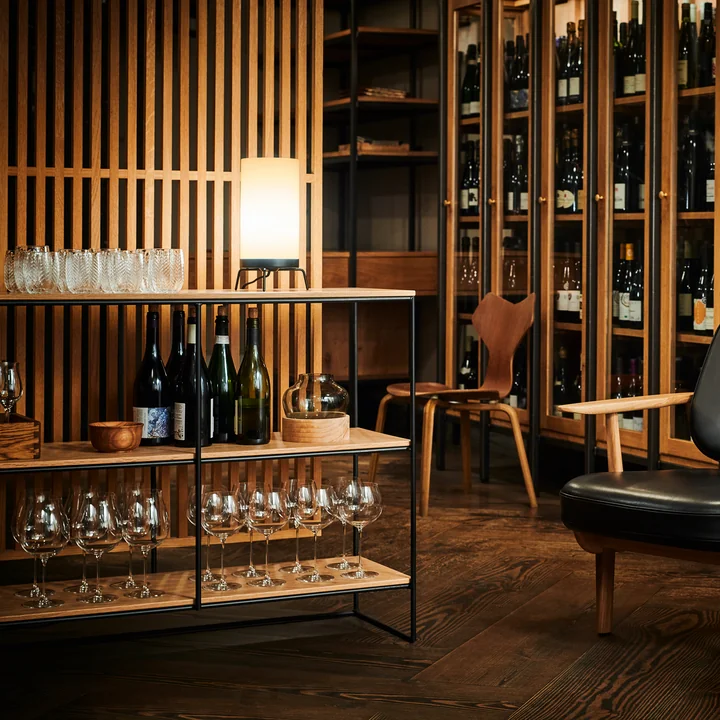 Planner Plank en tafellamp PM02 van Fritz Hansen