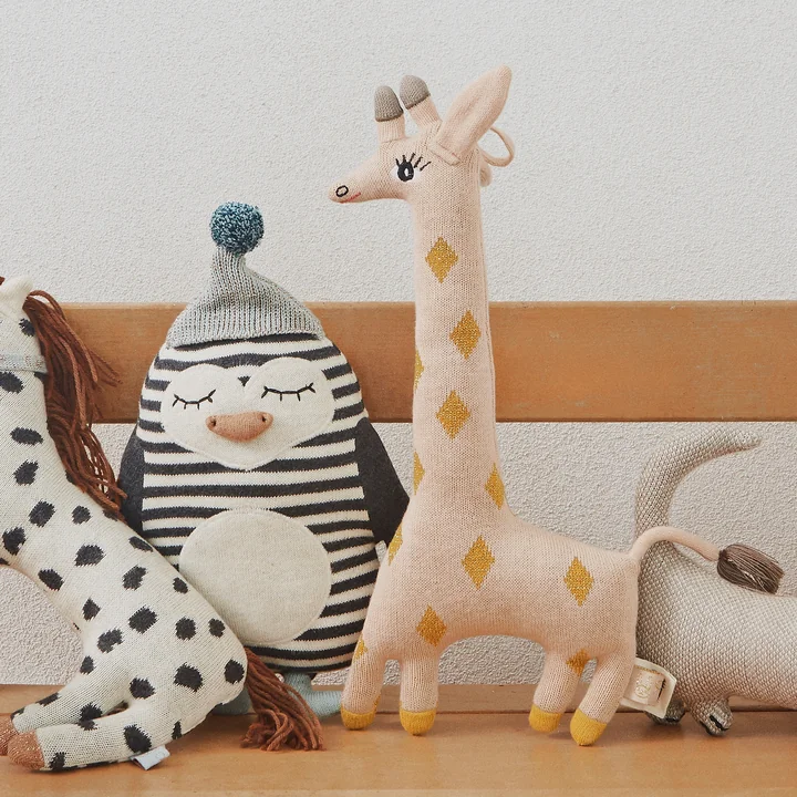 Gebreide knuffels van OYOY
