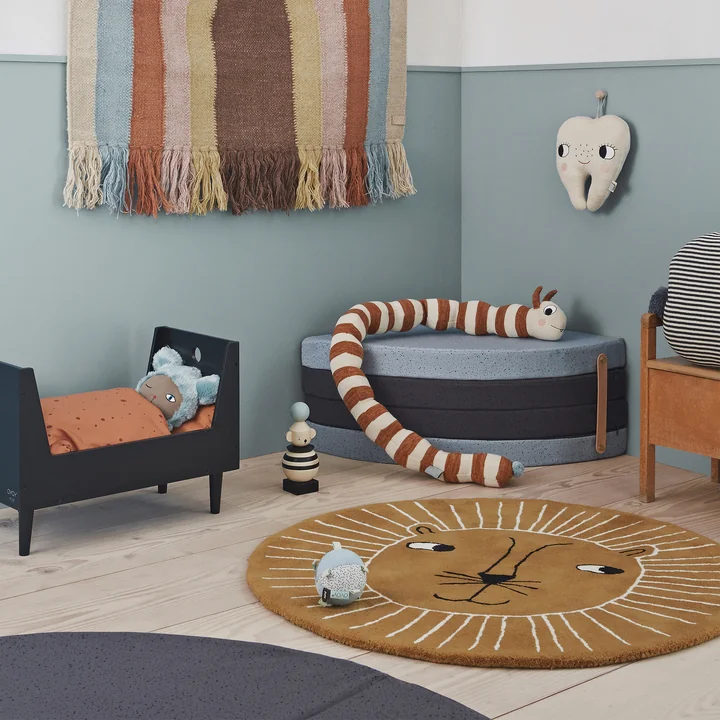 Kindertapijt Leeuw Ø 95 cm van OYOY