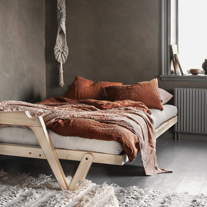 Grab Sofa in natuur / beige (747) van Karup Design als bed