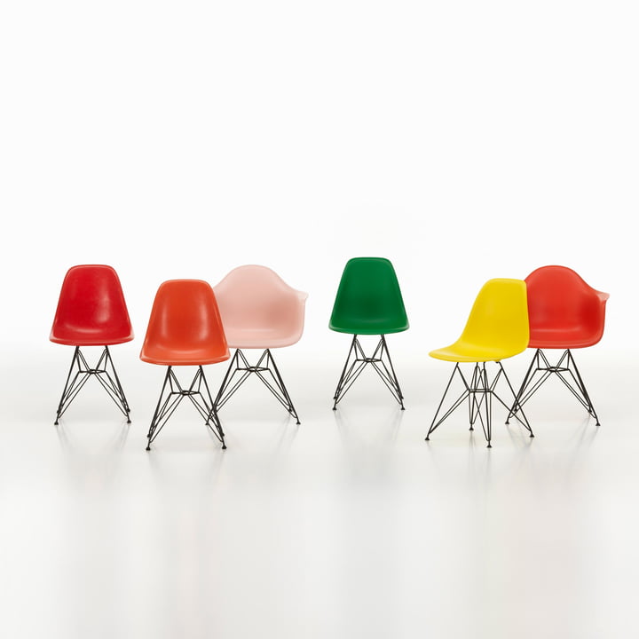 Vitra - Eames Kunststof Zijdestoel DSR