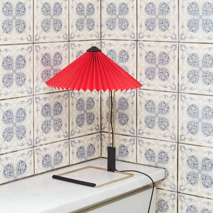 Matin LED tafellamp S, helder rood van HAY