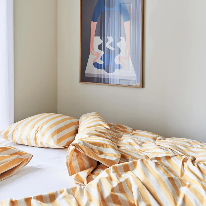 Été beddengoed van HAY in warm geel