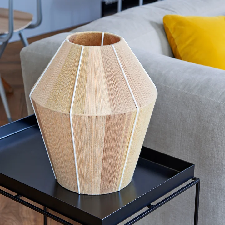 Bonbon Lampenkap M, Ø 32 x H 38 cm, geel gemêleerd by HAY