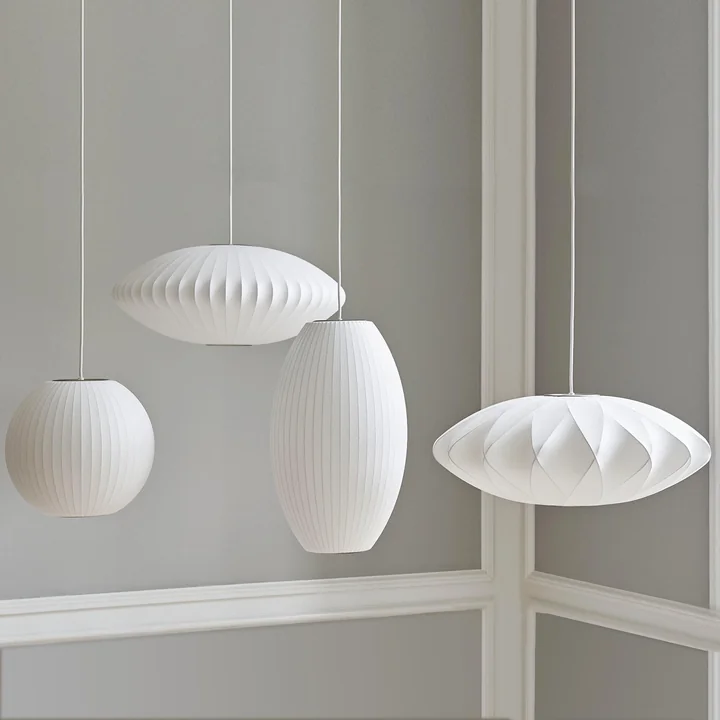 Nelson schotel Crisscross Bubble hanglamp van HAY in verschillende vormen