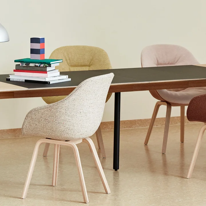 Steunpoot voor Copenhague CPH30 eettafel, zwart by HAY