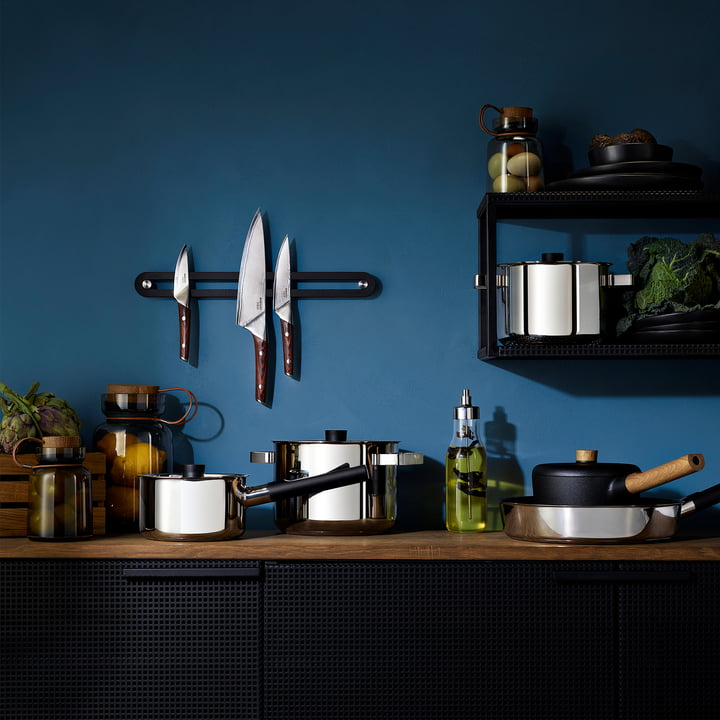 Nordic Kitchen stijl braadpan en silhouet opbergglas van Eva Solo