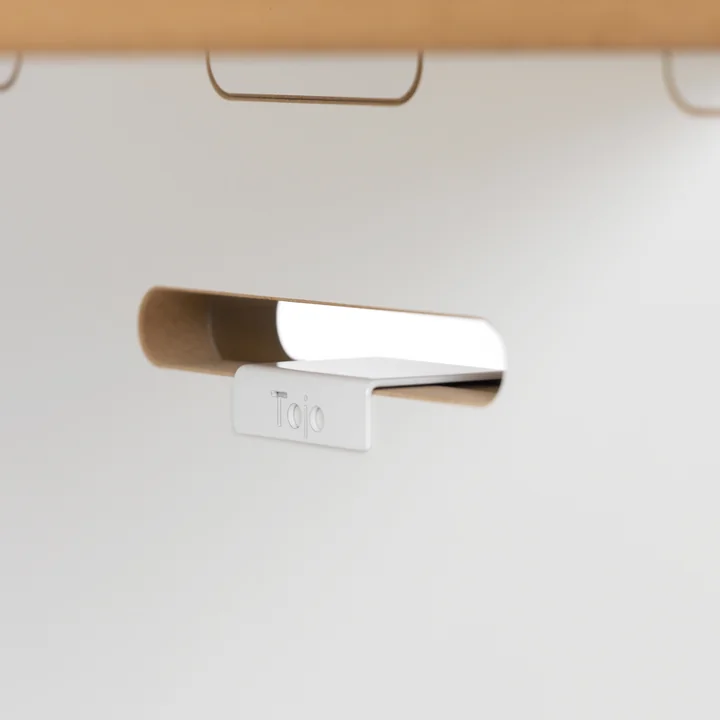 Clip voor hoogstapelingssysteem van Tojo in het wit