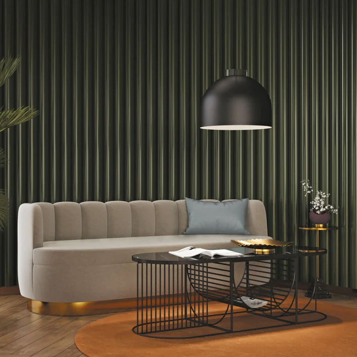 Sino-kanttafel en -tafel / tijdschriftenhouder van AYTM met Sino-kanteltafel en -magazijnhouder