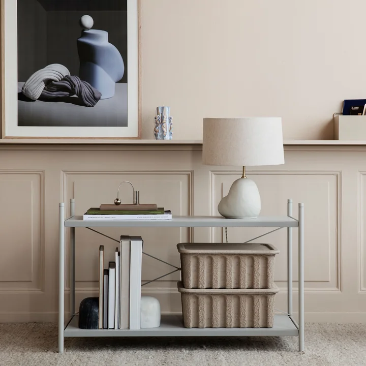 Hebe lamp en Nexus poster van Ferm Living