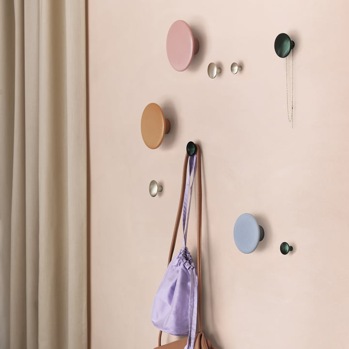 Wandhaak "The Dots" keramiek van Muuto