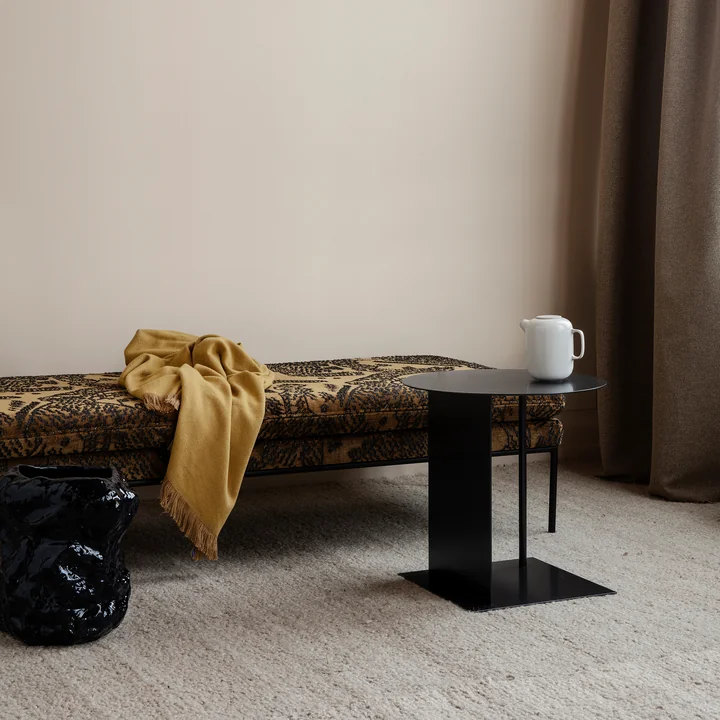 Visgraatdeken 120 x 180 cm van de gisting Leven in mosterd