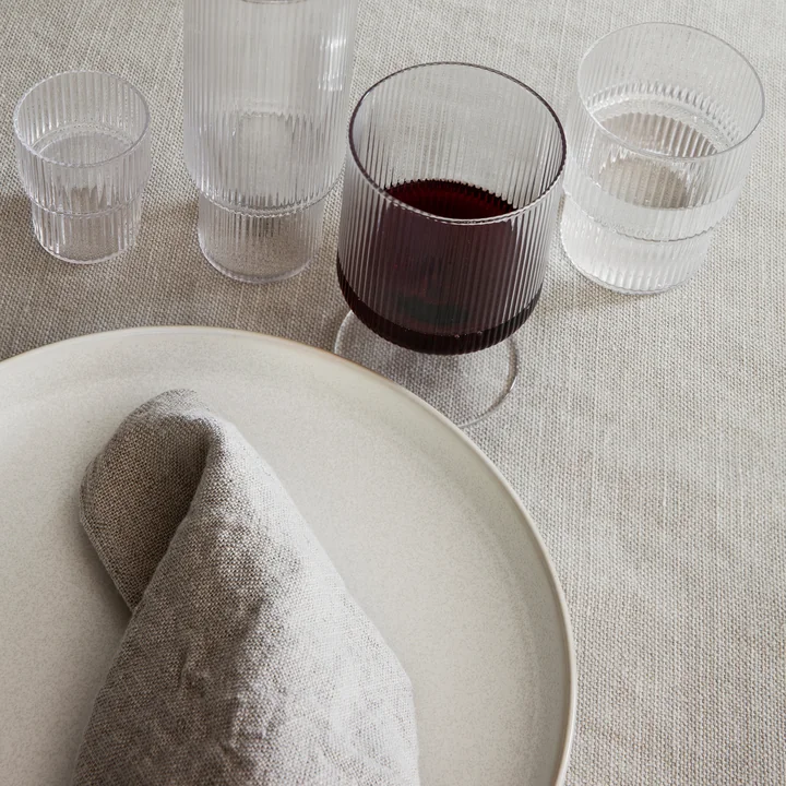 Sekki bord groot Ø 25,5 cm van de gisting Wonen in wit