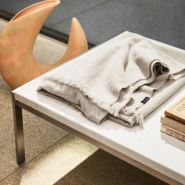 Klassiek vloerkleed 130 x 180 cm van Fritz Hansen in zandgrijs