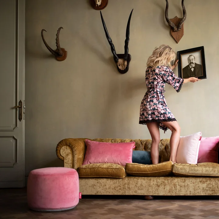 Point Pouf Velvet van Fatboy