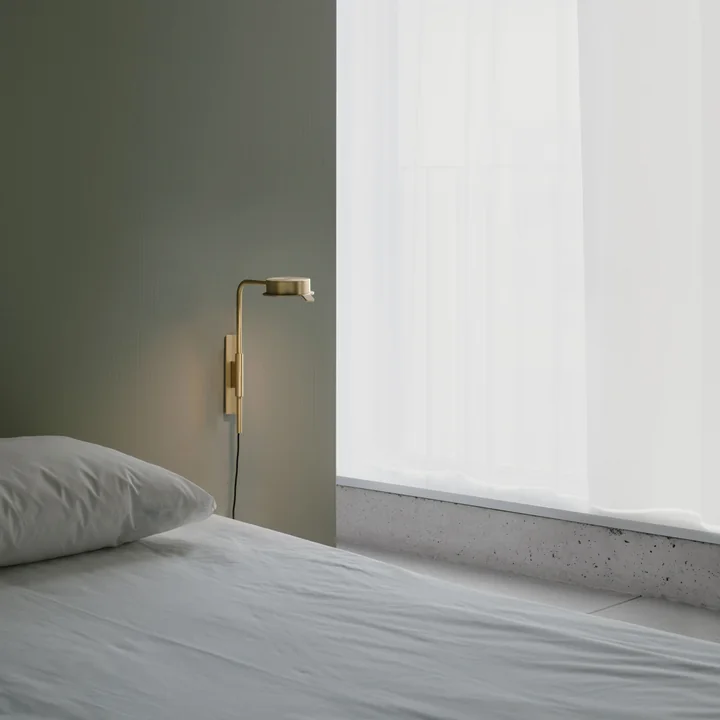 w102 Chipperfield LED wandlamp w van Wästberg in goud