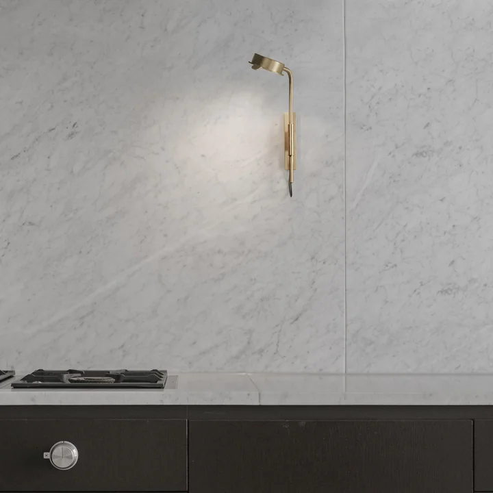 w102 Chipperfield LED wandlamp w van Wästberg in goud