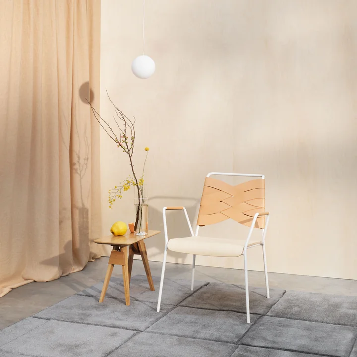 Arco Bijzettafel, eik - Torso Stoel, essen / naturel