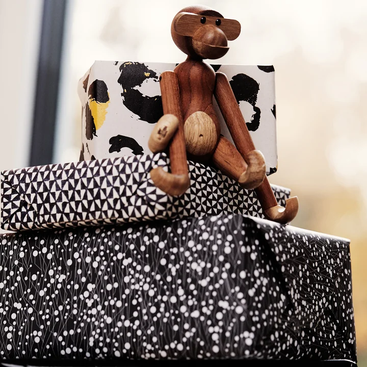 Houten aap van Kay Bojesen