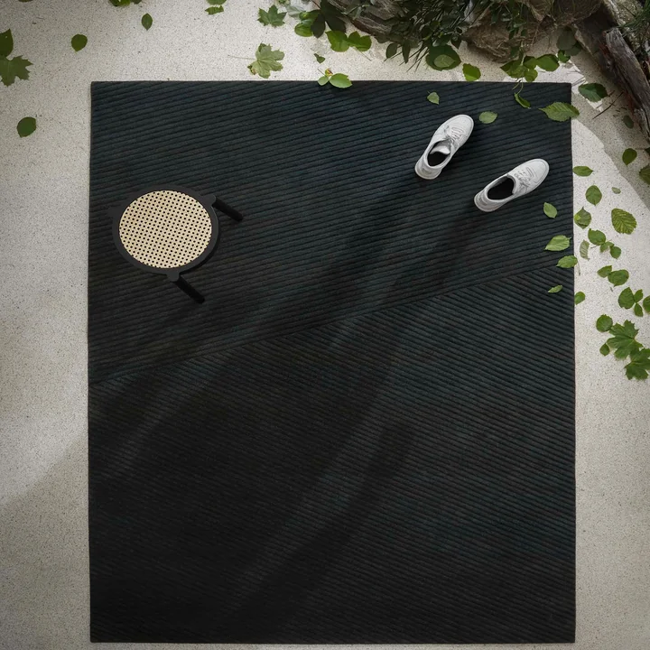 Rijtapijt, groot / donkergroen van Northern