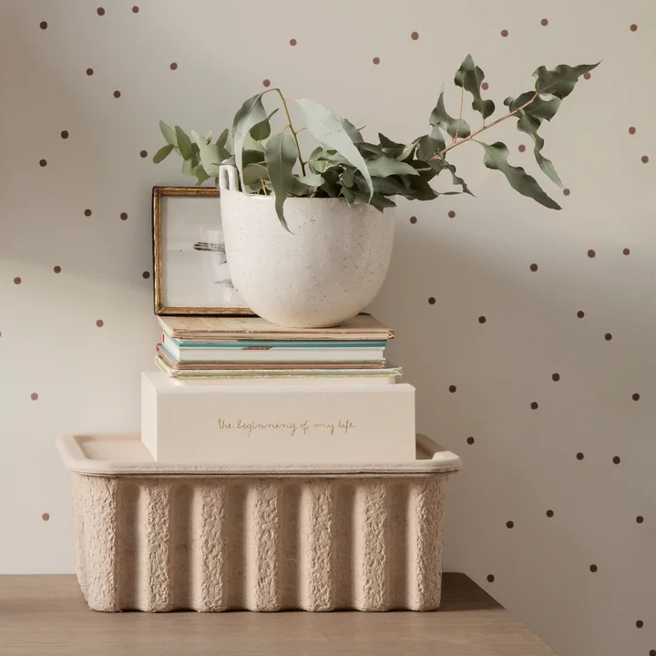 Speckle Plantenpot, gebroken wit van Ferm Living
