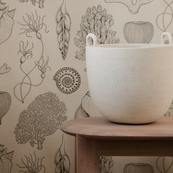 Speckle Plantenpot, gebroken wit van ferm Living