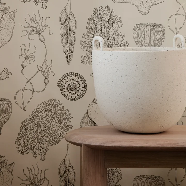 Speckle Plantenpot, gebroken wit van Ferm Living