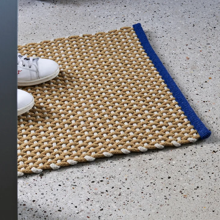 Deurmat, 50 x 70 cm, geel van HAY