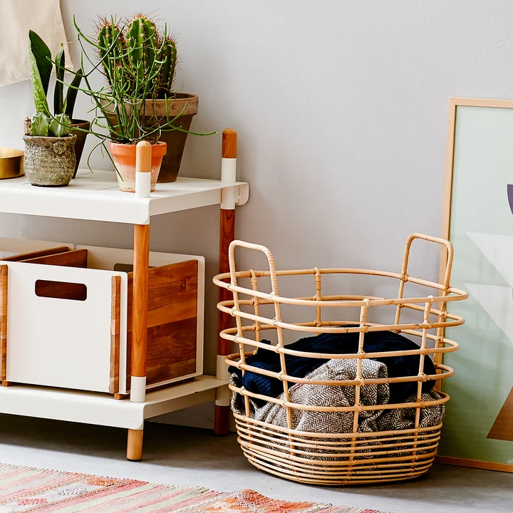 Sweep Mandje vierkant 42 x 42 cm, naturel van Cane-line