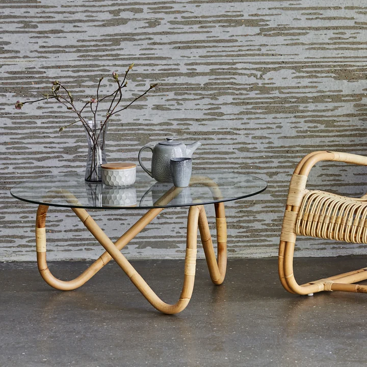 Wave Salontafel, natuurlijk van Cane-line