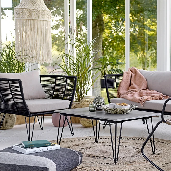 Mundo Sofa en Mundo Lounge stoel van Bloomingville