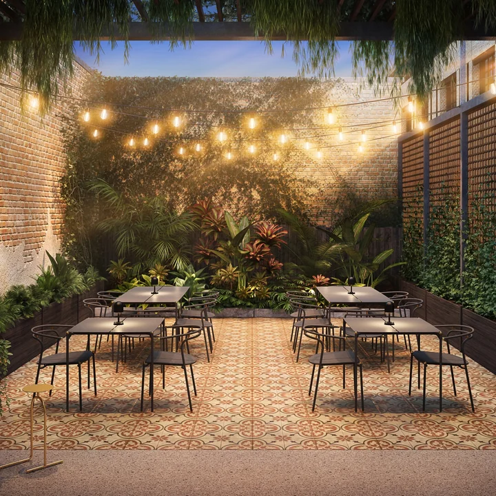 Novo Stoel en tafel van AYTM