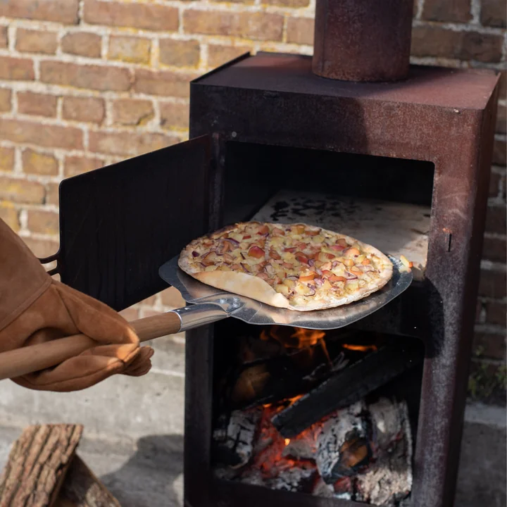 Pizza schop van Weltevree aluminium / dennenhout