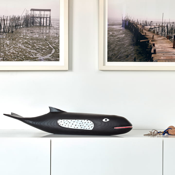 Eames House Whale houten figuur uit Vitra