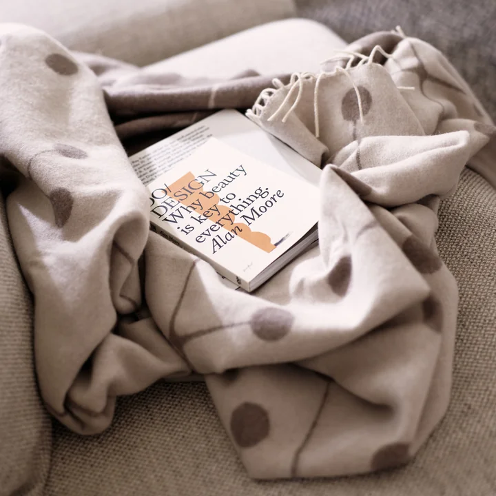 Vitra - Eames wollen deken Dot, taupe