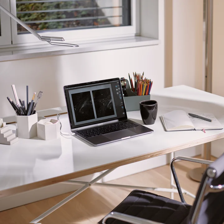 Vitra - Zeshoekige containers, lichtgrijs