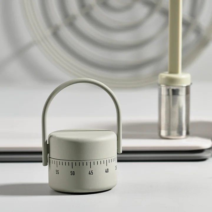 Singles Korte tijd wekker met handvat van Zone Denmark in mud