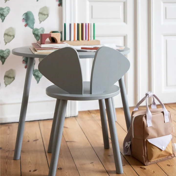 Mouse School Set van Nofred in grijs