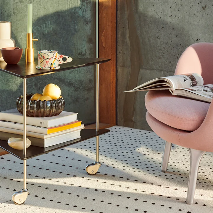 AJ Trolley Bijzettafel van Fritz Hansen