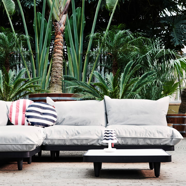 Paletti Outdoor -Sofa en tafel van Fatboy