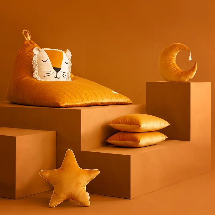 Fluwelen kussen van Nobodinoz