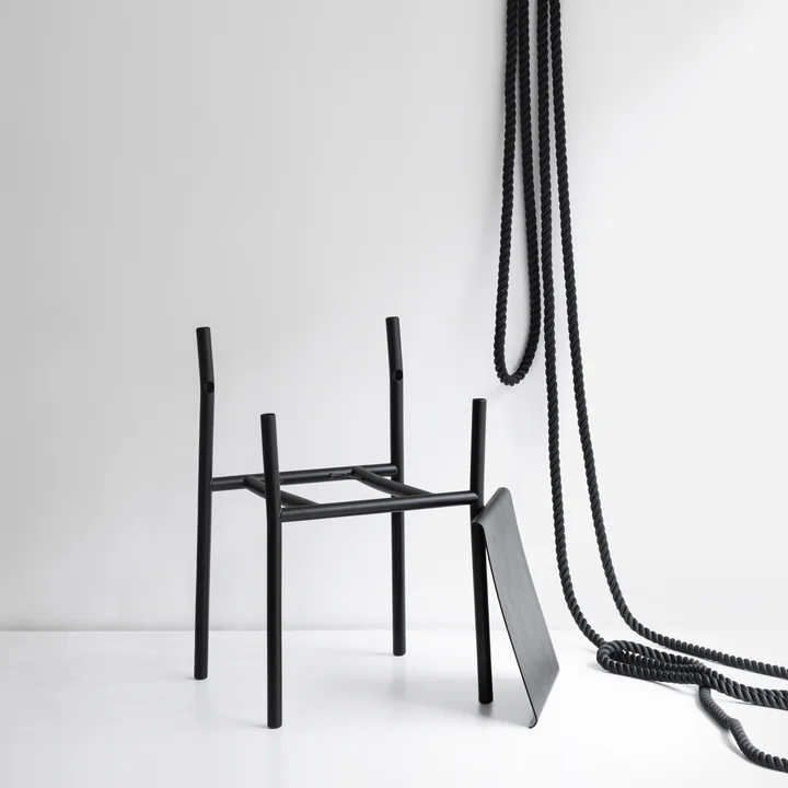 Rope Chair van Artek in het zwart
