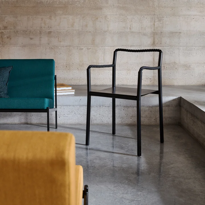 Rope Chair van Artek in het zwart