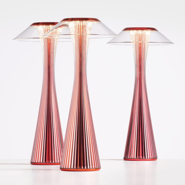 Space lampje (LED), rood (Limited Edition) van Kartell