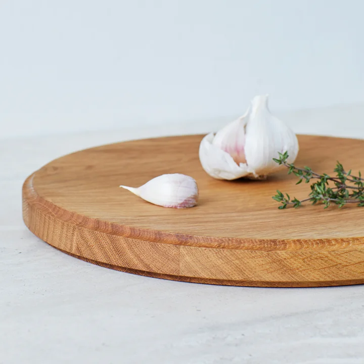 Section snijplank, 30 x 32 cm, rond, eiken van Form & Refine