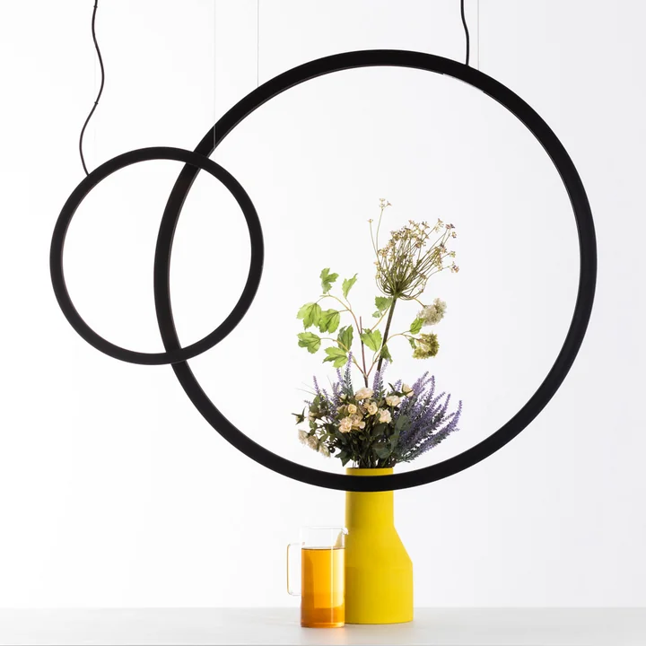 O Outdoor LED hanglamp, zwart van Artemide